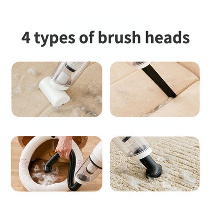 Cordless Household USB Charge Vacuum Cleaner for Office Car Pet Hair 12000Pa Suction Handheld Vacuum Cleaner