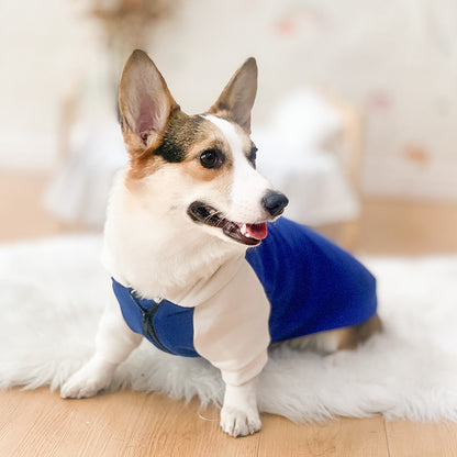 Corgi Dog Clothes Spring and Autumn Thin Small and Medium Dog Hair Shedding Prevention Pet Dog Clothes